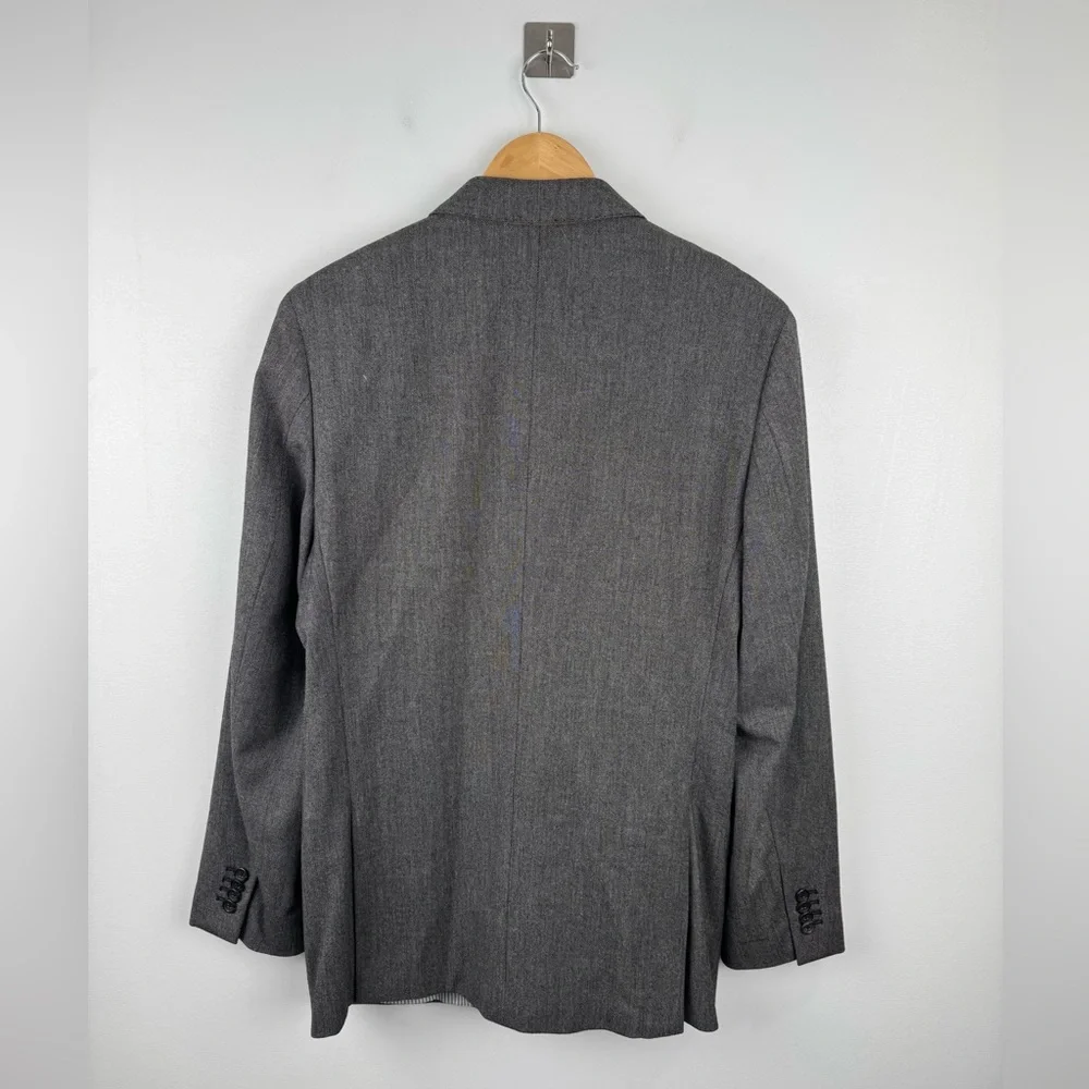 Banana Republic Men Grey Wool Blend Suit Jacket 40R‎